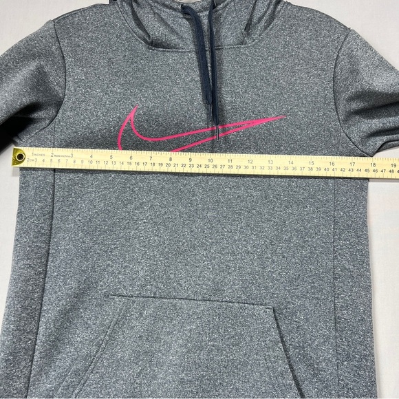 Nike Dri-Fit Just Do IT. Hoodie Women’s Gray/Pink Size XS - Picture 9 of 9